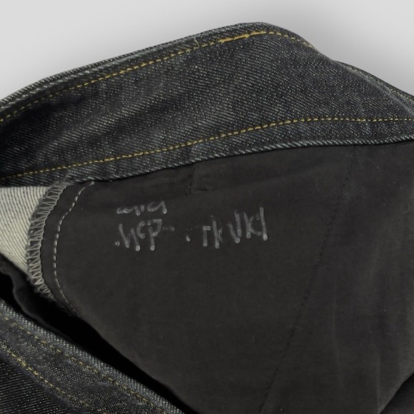 ✨SOLD✨Lafayette 148 New York Wide Leg Trouser Jeans Womens Dark Wash Size 6 - Picture 13 of 13